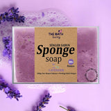 The Bath Bunny Lavender Sponge Soap with Peeling Effect 180g