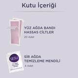 Sesu Sensitive Skin Wax Strips for Facial & Body Hair Removal - Gentle, Sugar-Free, Calendula Infused
