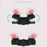 Zyllion ZMA-20 Luxury Shiatsu V-Spring Massage Pillow with Heat