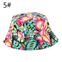 1pcs Brand Spring Women Hat Cap Men Bucket Hat Flat Ladies Sun Hat Male Floral Female Summer Hip Hop Panama Cap